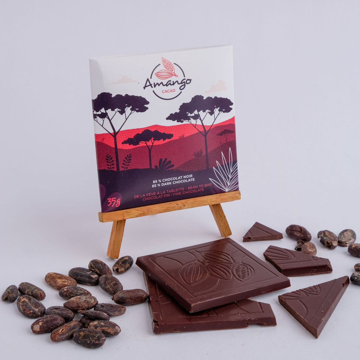 Chocolat noir 85% origine Ouganda - Néogourmets