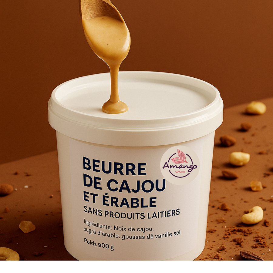 Beurre de Cajou et Érable Sans produits laitiers