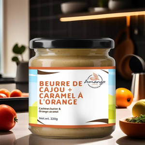 Beurre de cajou + Caramel à l'orange sans produits laitiers